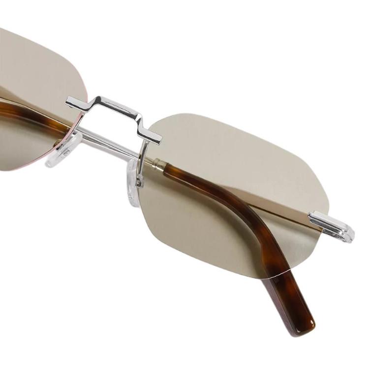 Dior Logo Design Metal Irregular Shape Sunglasses Unisex sunglasses Pink SUTS19UXR_F0M0