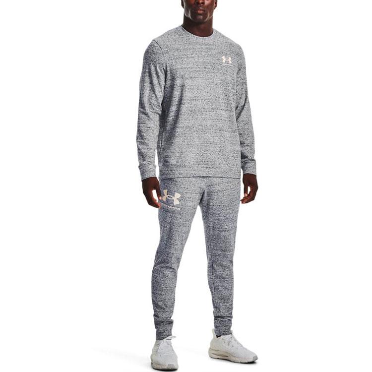 Under Armour Свитшоты Rival Мужские Серые С круглым вырезом Умеренные Другое 1370404-112
