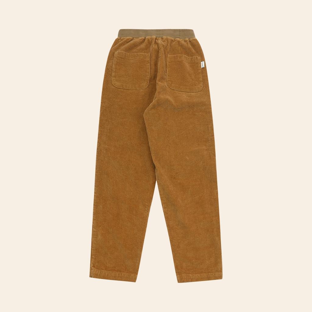 CHIQUITA Slim Fatigue Pants (Corduroy) Camel 234503Scm