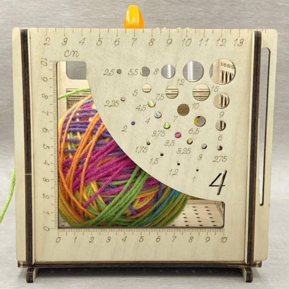 Деревянная чаша для пряжи для любителей вязания, коробка для хранения пряжи, органайзер для хранения пряжи, новый держатель для клубка пряжи