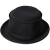 Reck Hatter Pork Pie Sweat Sizes All Black Men's Hat, Cotton, Available, Spring, Summer, Fall, Seasons, RH-322,