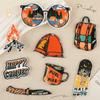 Embroidery Label Outdoor Camping Campfire Tent Badge Cloth Label Clothing Accessories Accessories Patch Sticker Embroidery Cloth Sticker