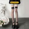 Over-the-Knee Fishnet Stockings for Women with Bowknot, Long Tube Stockings, Sexy and Pure Desire, Flirting Mid-Calf Fishnet Sto