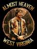 Футболка John Denver Almost Heaven Классическая Черная Унисекс S-5XL 1H0203 Унисекс Футболка