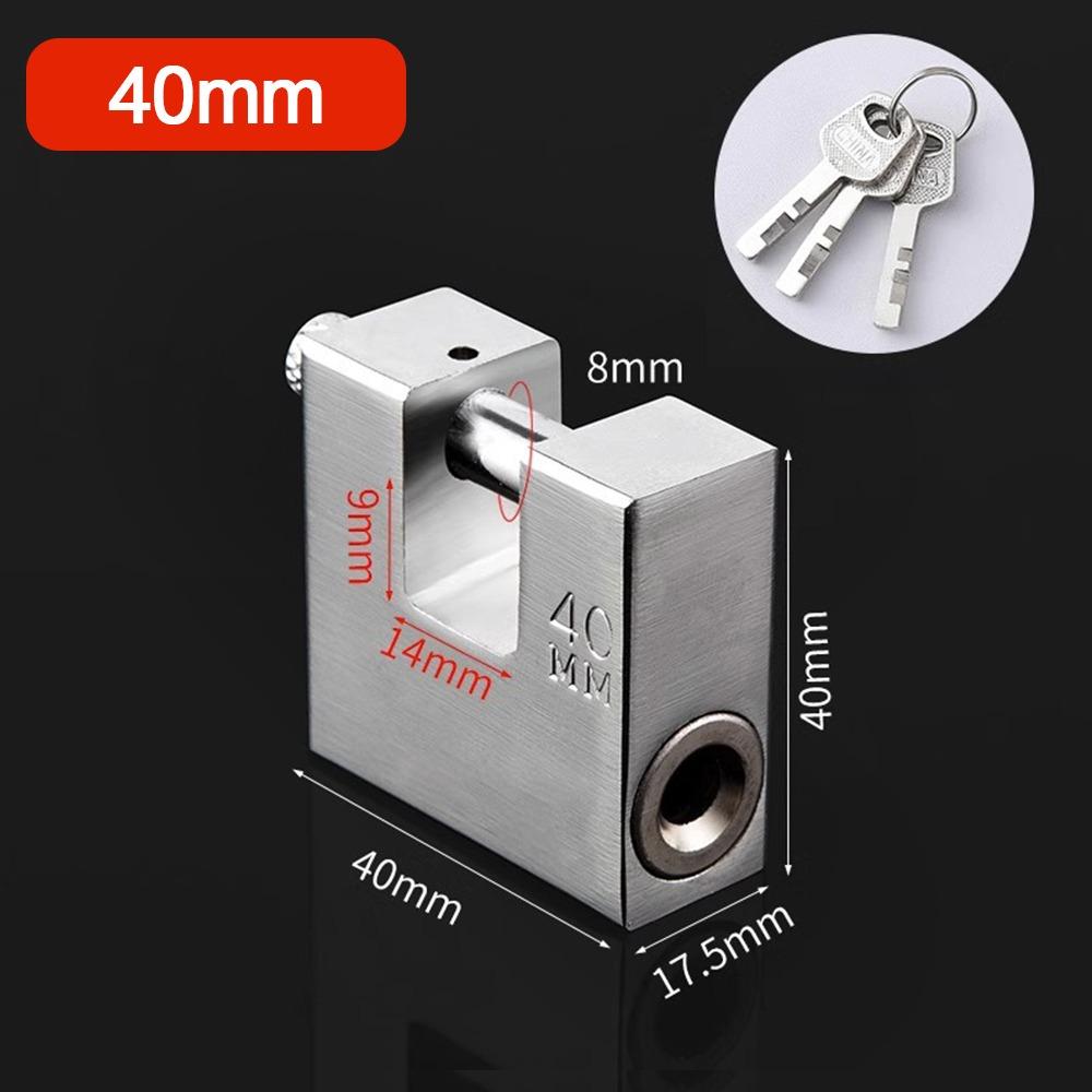 Полезные навесные замки из нержавеющей стали повышенной прочности, противопорезные, противовзломные, противоугонные, с набором отмычек для ключей