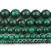 Натуральный камень темно-зеленый нефрит для DIY диаметр бус 4/6/8/10/12 мм
