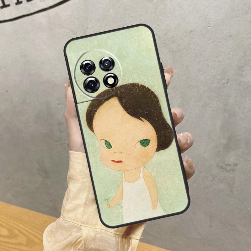 Yoshitomo Nara Case For OnePlus Nord 5 CE 2 3 4 Lite N20 N30 OnePlus 15 13 12 11 13T 10T 12R 13R 15R Cover
