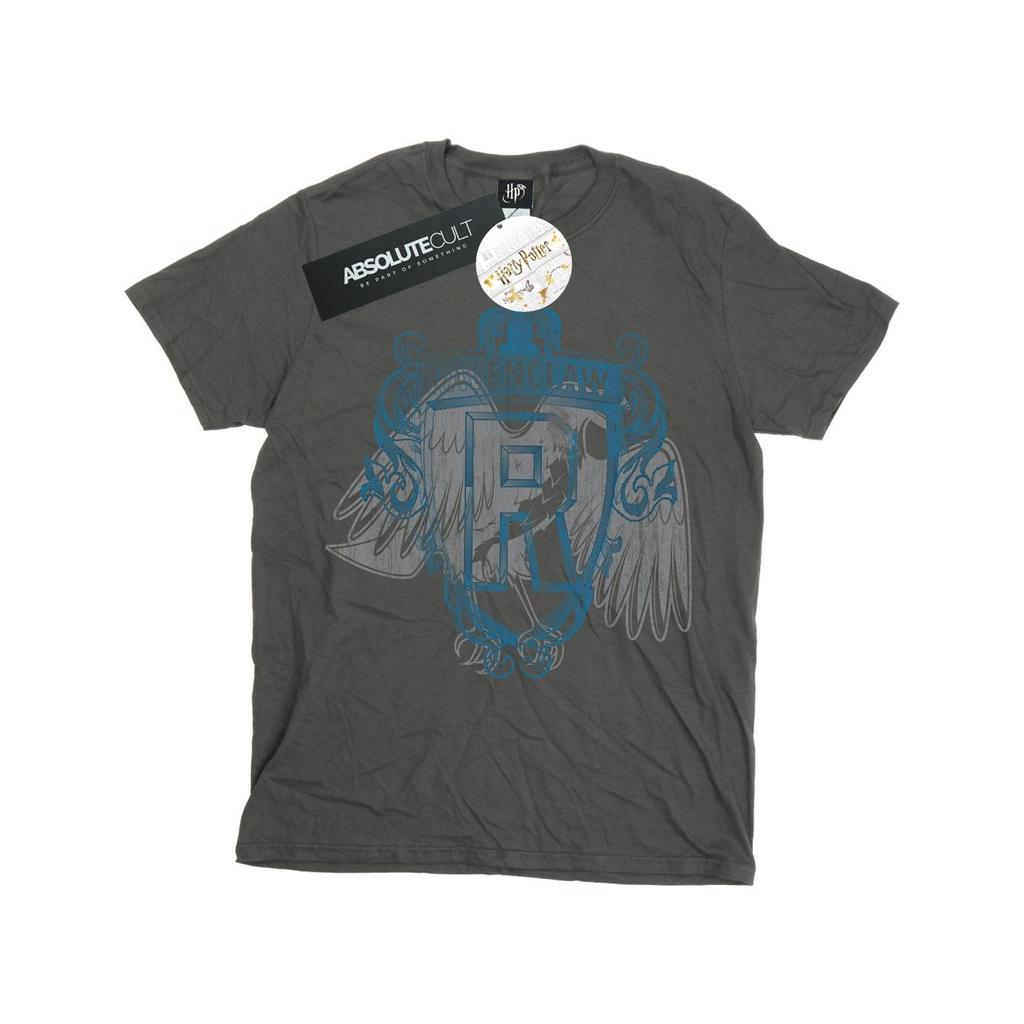Harry Potter Mens Ravenclaw Raven Crest T-Shirt