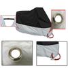 Housse-bâche moto - Etanche - Noir - 220x95x110cm - Polyester 190T - Protection UV 50+