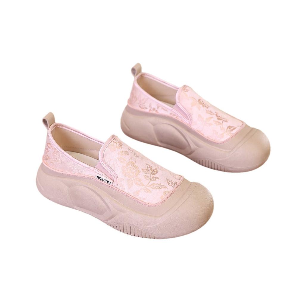 Ins маленькие белые туфли студенческие корейские версии женских туфель tide 2025 лето новые толстые подошвы дышащие повседневные туфли ZY-XFL51