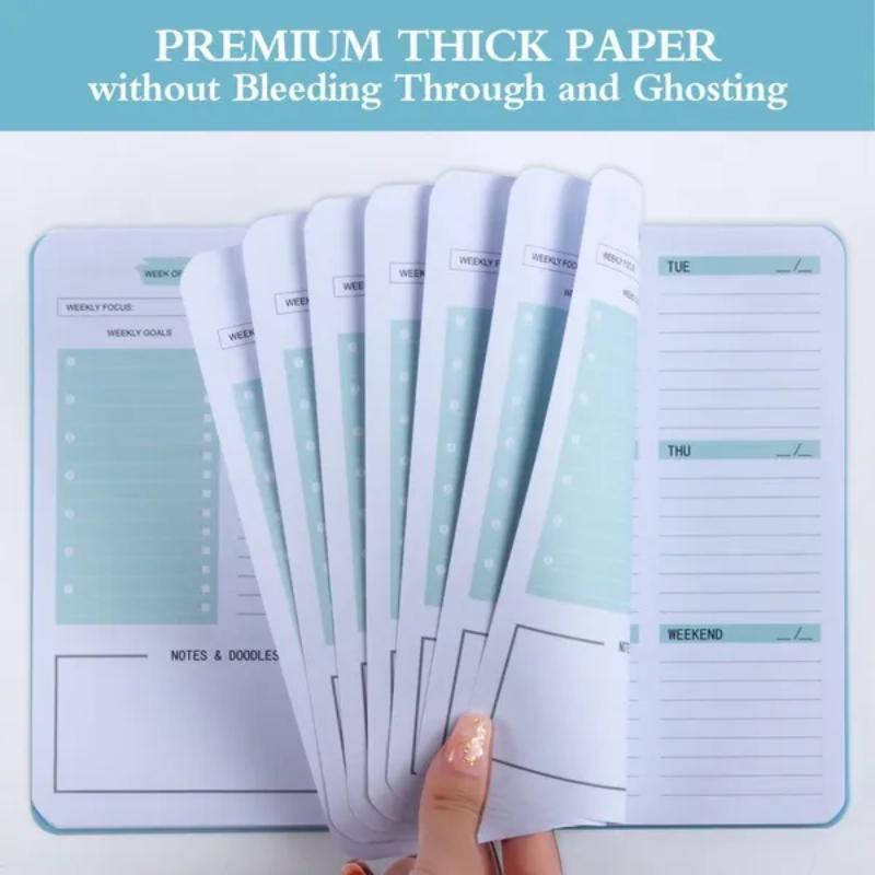 1 шт. Ежедневник А5, еженедельный планер, органайзер, блокнот, еженедельные цели, расписание привычек, офисные и школьные принадлежности