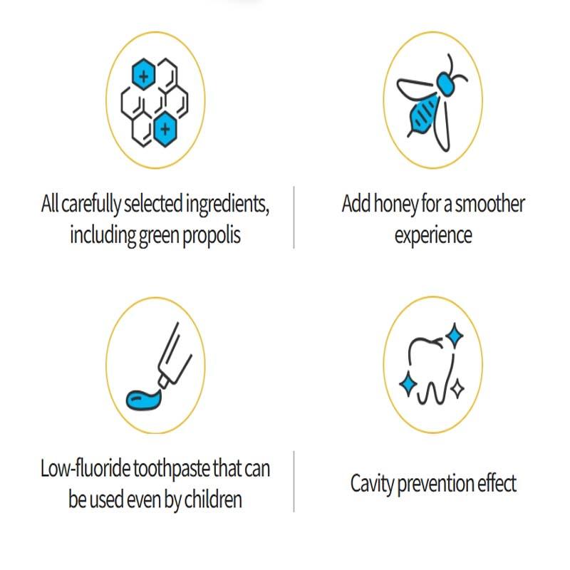 Atomy Genuine Toothpaste Natural Oral Care with Propolis Green Tea (5ea 200g)