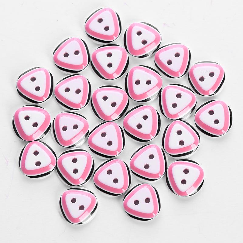 24pcs 12.5mm 2 Hole Resin Button Sewing Fit Scrapbooking Apparel Crafts Diy Decoration Mixed Color