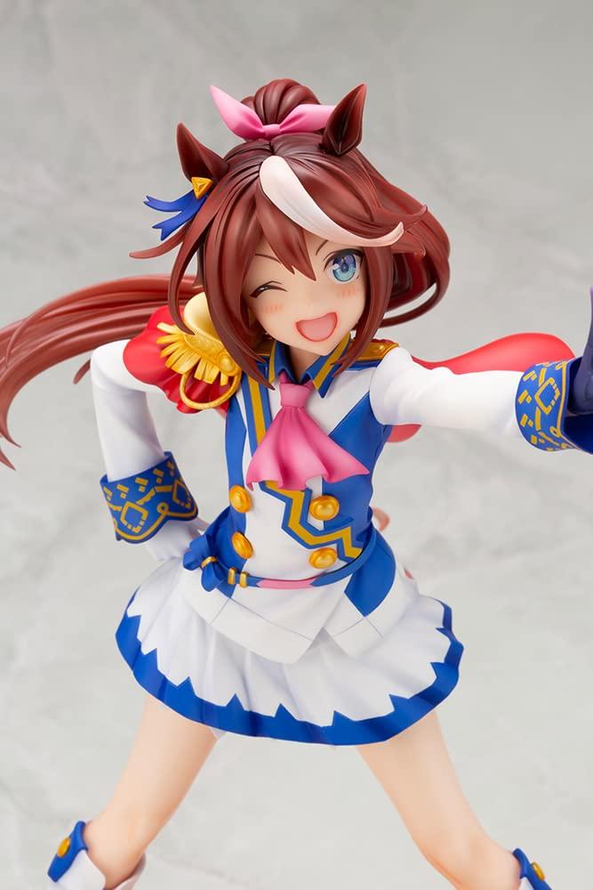 Kotobukiya Фигурка Uma Musume Pretty Derby из серии Tokai Teio выполнена в масштабе ПВХ и окрашена в готовом виде. PV047 [Мечты сбываются!] 1/7
