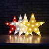 Звезда 3D светодиодный ночник Рождественская елка декоративная светящаяся неоновая лампа для гостиной вечеринки праздника дня рождения украшения подарка