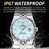 BINBOND New OrIginal Quartz Watches For Men Waterproof Luminous Precise Auto Date Stainless Steel Men's Watch Luxury Reloj