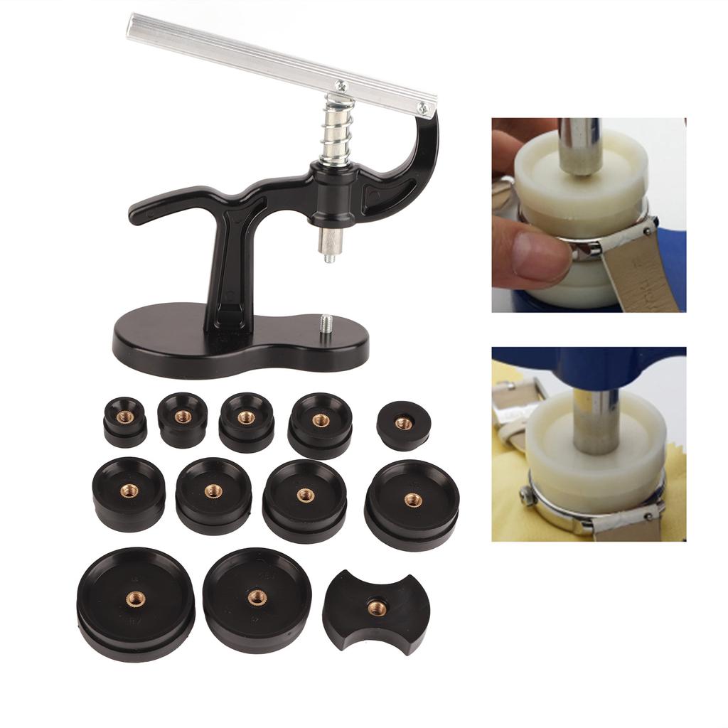 Инструмент для ремонта часов для пресса задней крышки часов, замены батареи с 12 матрицами