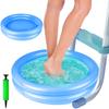 Pool Footbath Inflatable Portable Leakproof Foot Spa Wash Basin Swimming Pool Feet Cleaning Soaking Basin Home Spa Treatment Basin