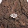 Rose Quartz Stone Handcrafted Ethnic Elegant Statement Ring 925 Sterling Silver RR-46-31