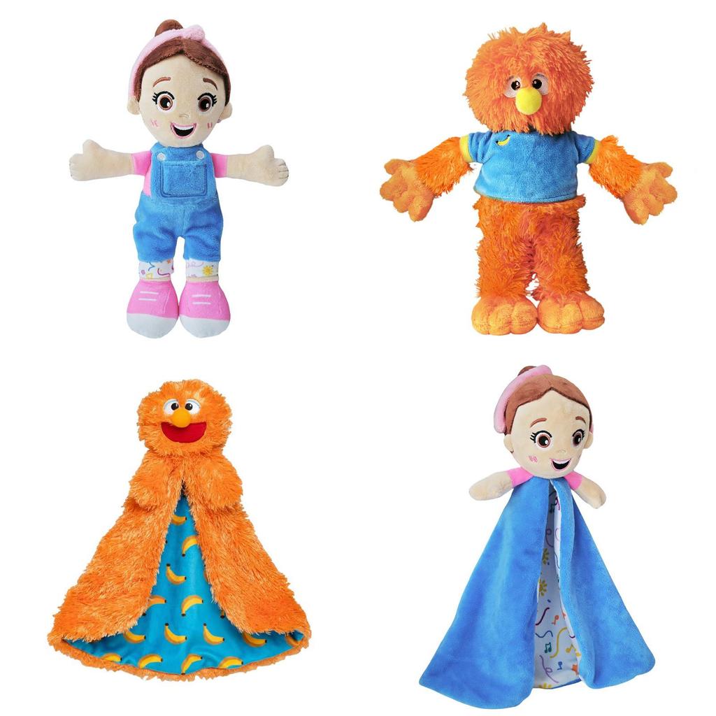 Очаровательная плюшевая кукла Мисс Рэйчел, мягкая игрушка для девочек, милый, умный, приятный компаньон 30 см в синем комбинезоне