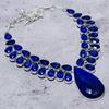 Sapphire(Simulated) Blue Topaz 925 Sterling Silver Jewelry Necklace 18" R7d99