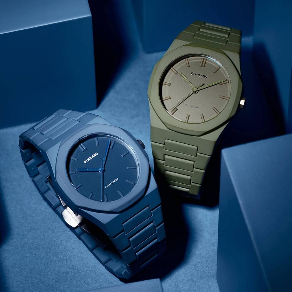 D1 MILANO Часы D1 Milano PCBJ21 темно-синий поликарбонат [Авторизованный дилер] Мужские [Поликарбонат]