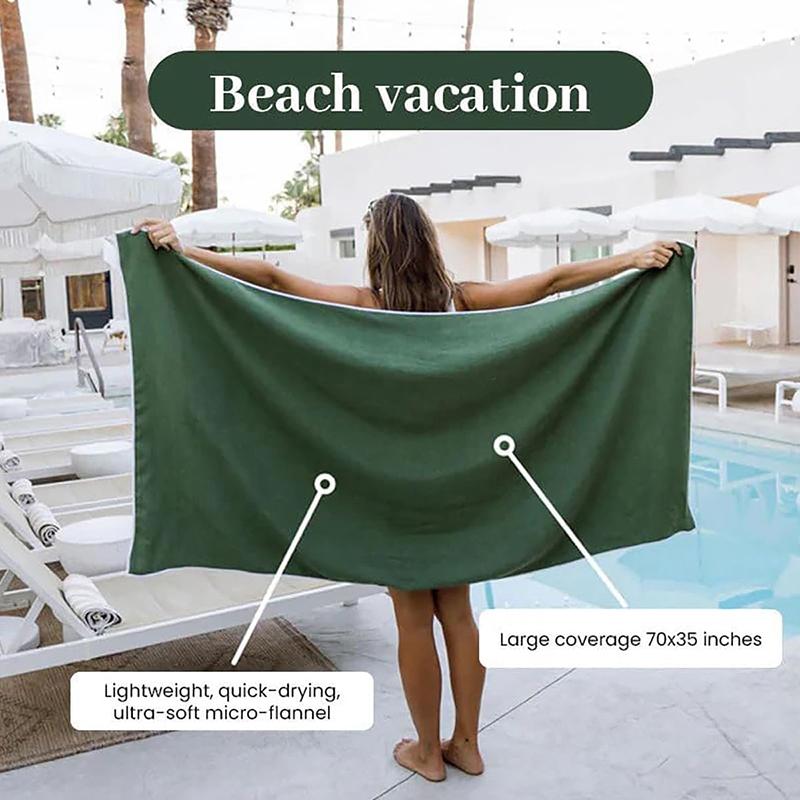Уличное магнитное банное полотенце, быстросохнущее, устойчивое к песку, пляжное полотенце с магнитной застежкой для путешествий, плавания, бассейна, йоги, походов