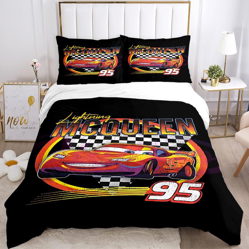 3Pcs Mcqueen Spirit Bedding Sets For All Sizes New 3D Printed Bed Cover Comforter Duvet Cover Pillowcase Bedroom Decoration