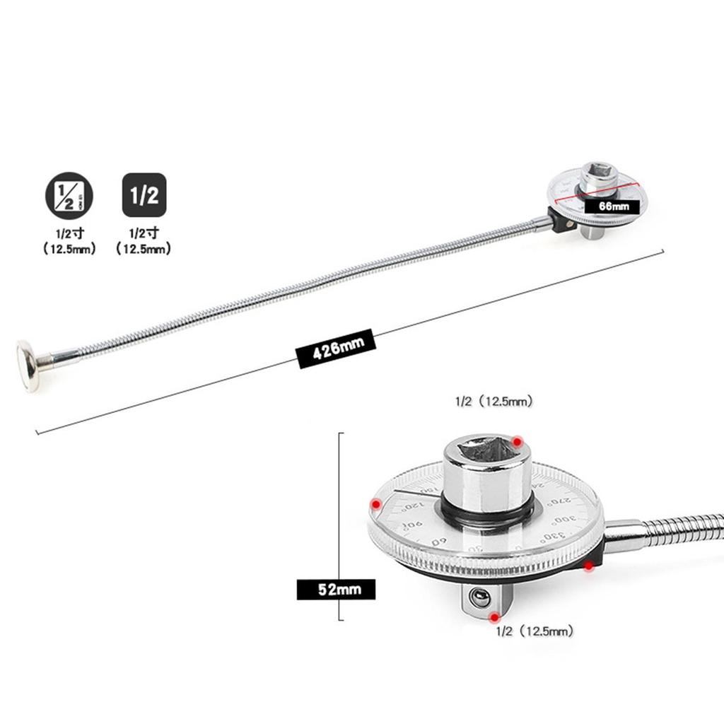 Магнитный измеритель угла крутящего момента 1 2-дюймовый привод детали автомобиля автомобильные принадлежности