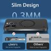 Безрамный магнитный чехол Magsafe Slim для iPhone 16 13 12 15 Pro Plus Max X XS Max XR с беспроводной зарядкой, твердый задний чехол