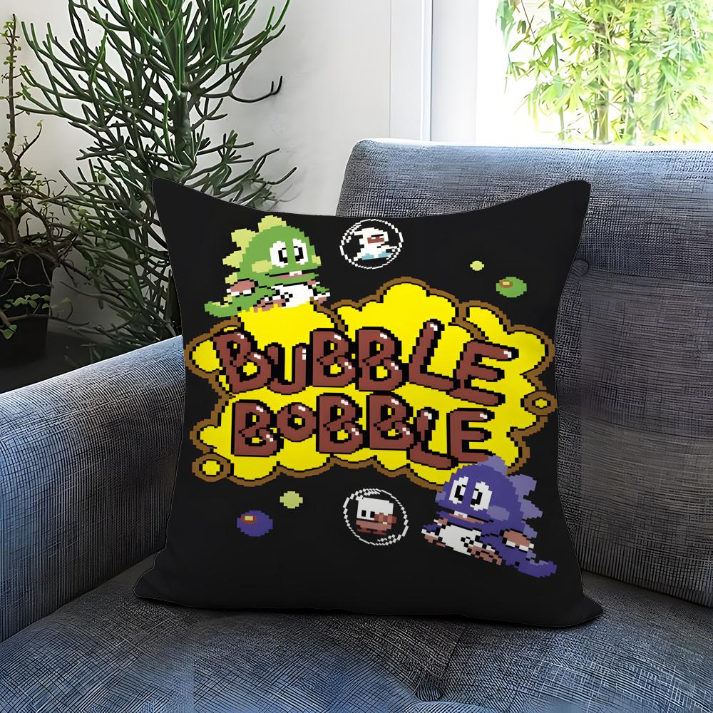 Аниме B-Bubble B-Bobble Наволочка Удобная Двусторонняя Наволочка Идеально для Автомобиля Дивана Спальни и Многого Другого
