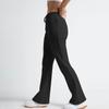 Женские расклешенные спортивные штаны с высокой посадкой, широкие спортивные штаны на кулиске