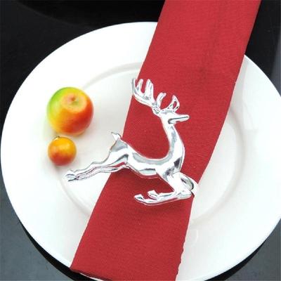 Weihnachten Deer Schneeflocke Кольцо-салфетка Холтер Hochzeit Antike Party Tisch