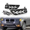 Светодиодные Дневные Ходовые Огни и Рамка Противотуманной Фары для BMW X3 F25 2009-2013