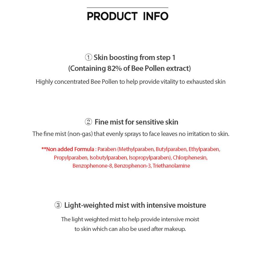 MISSHA Bee Pollen Renew Treatment 150ml (Mist)