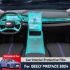 Auto Central Control Screen TPU Navigation Anti Scratch interior Protection Film GPS Navigation For GEELY PREFACE 2024 2025