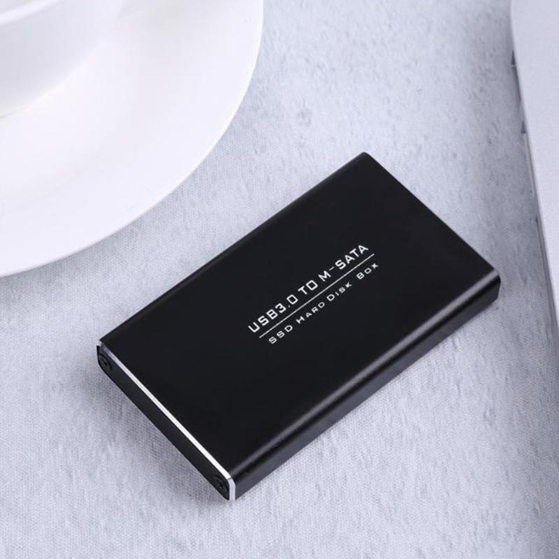 USB 3.0 mSATA Корпус для накопителя Безвинтовой Внешний Корпус Жесткого Диска Для Накопителя 22x30MM 22x42MM