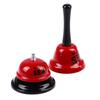 Red Metal Bell with Ring In Hand Manual Rattle Sex for Ring Party Decoration