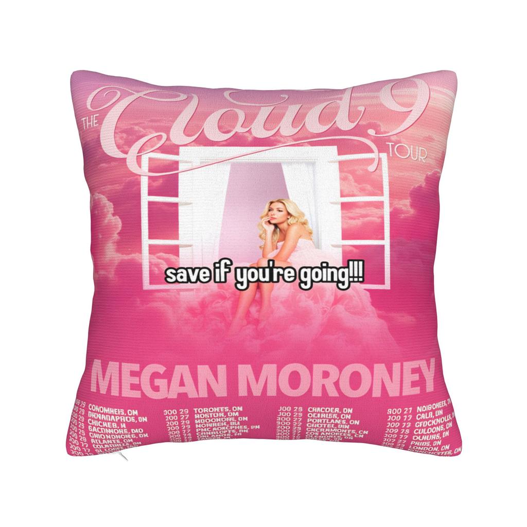 Megan Moroney Singer Cloud Album Pillow Case Soft Pillow Cover For Office Car Home Decor Vintage Cushion Cover