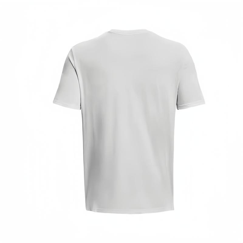 Under Armour Футболка с коротким рукавом и принтом в виде букв, мужская, серая, 1379552-014