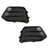 2Pcs Front Bumper Fog Light Cover Insert For 17-22 Chevy Trax 42537708, 42537707