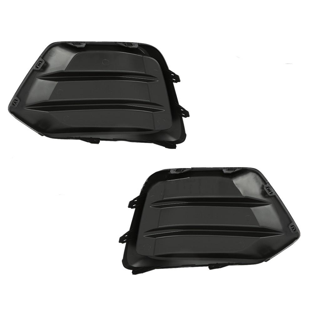 2Pcs Front Bumper Fog Light Cover Insert For 17-22 Chevy Trax 42537708, 42537707