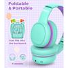 Premium Kids Headphones with 85/94dB Volume Limited, Wireless Headphones, Bluetooth Headphones Over Ear with Built-in Microphone,Wired/Wireless
