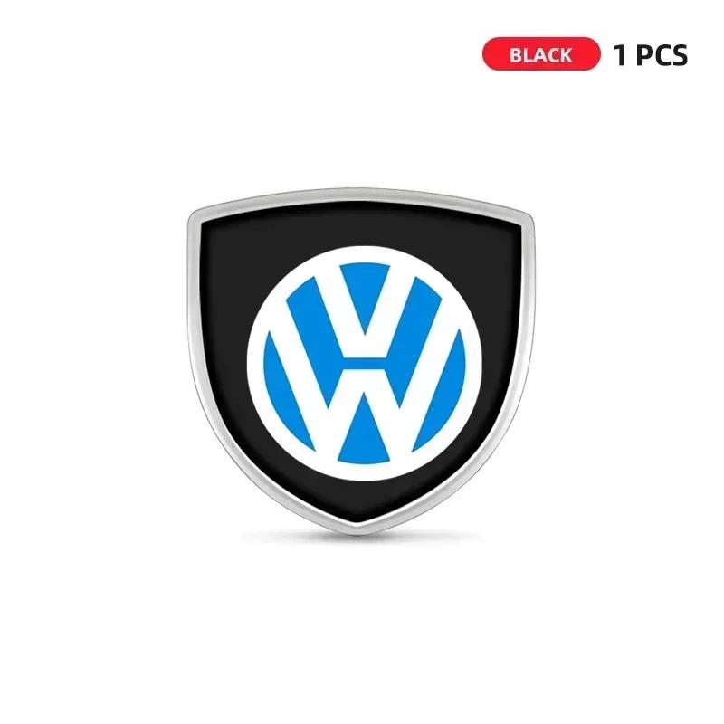 For VW Hot 2025 New 3D Metal Car Body Fender Emblem Shield Stickers Decor Auto Accessories For VW Volkswagen Golf 4 5 7 6 3 mk4