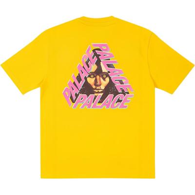 Palace Футболка G-Face желтая унисекс уличная P21TS138