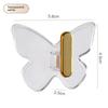 1PCS New Butterfly Hook Light Luxury Bathroom Punch-free Adhesive Hook Strong Load-bearing Kitchen Door Key Bag Hook