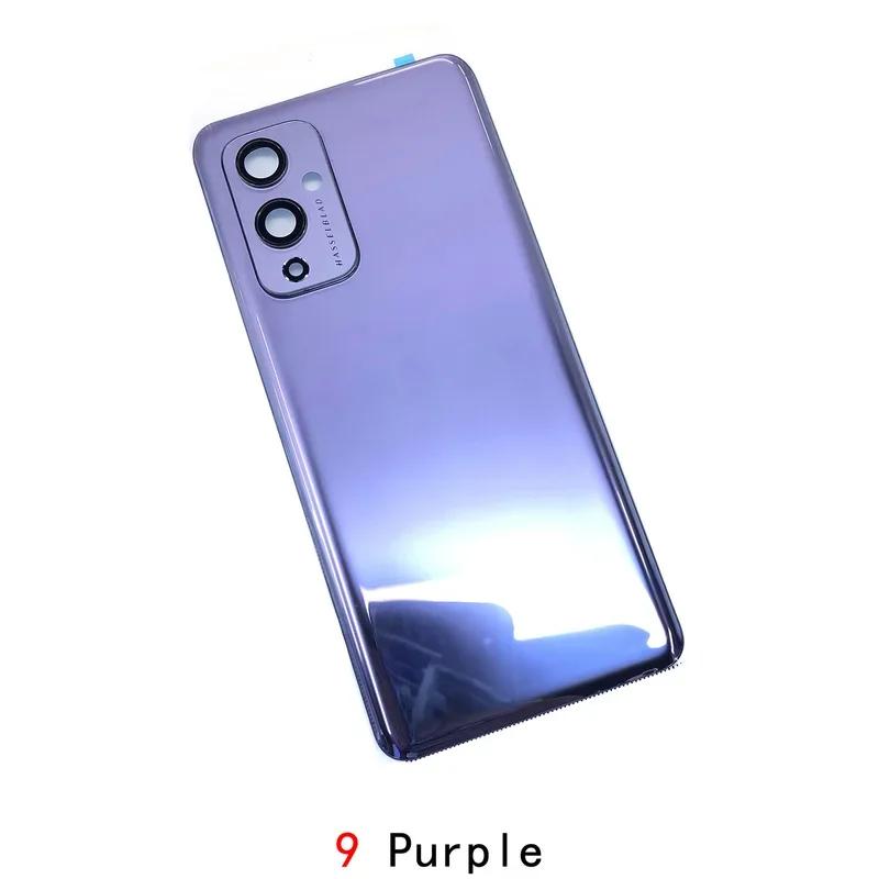Для Oneplus 9 9Pro 1 9R 9R Nord 5G Задняя крышка корпуса аккумулятора Задний чехол Замена с объективом камеры