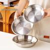 Onlycook Глубокая круглая тарелка из нержавеющей стали 316L, антибактериальная