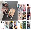 Чехол для телефона для Iphone 14 13 12 11 Pro Max Xs Max Xr X 12mini 14 Plus Se Anime My Hero Academia Case Funda Capa Cell