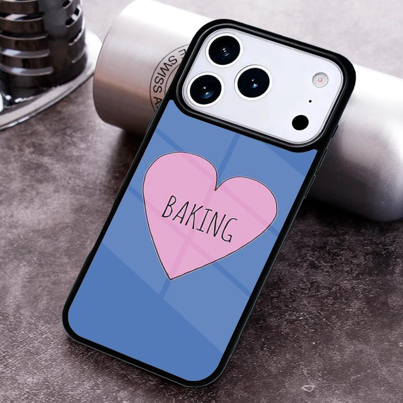 Чехол для телефона с рисунком «Люблю печь» Шеф-нож для iPhone 17 16 15 Pro Max Air 14 13 12 11 Plus Ударопрочный Capa Cover
